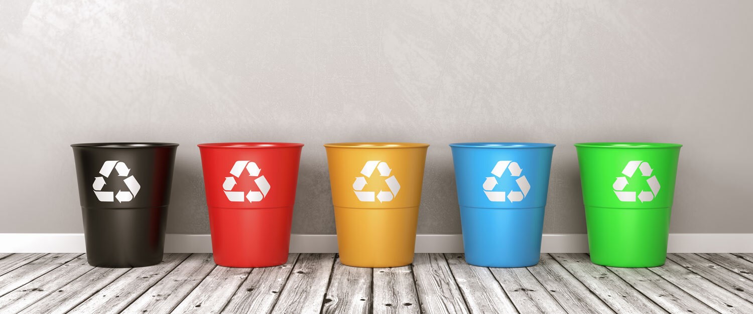 Pour le tri des déchets au bureau