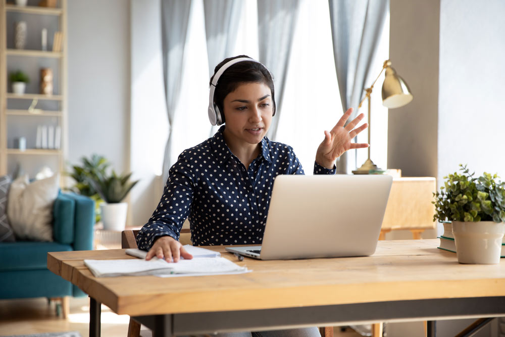 espace de télétravail ergonomique