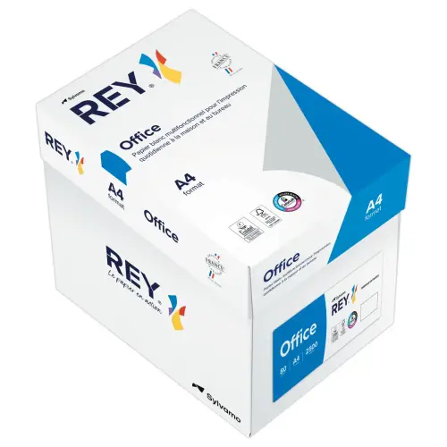 5 Ramettes de papier blanc - A4 - 80g - REY