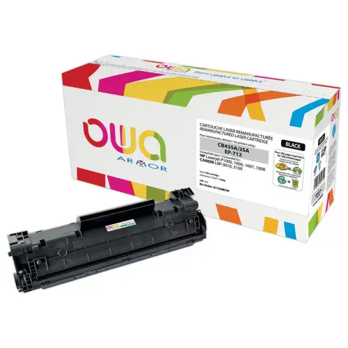 Toner éq. HP 35A - Noir - OWA