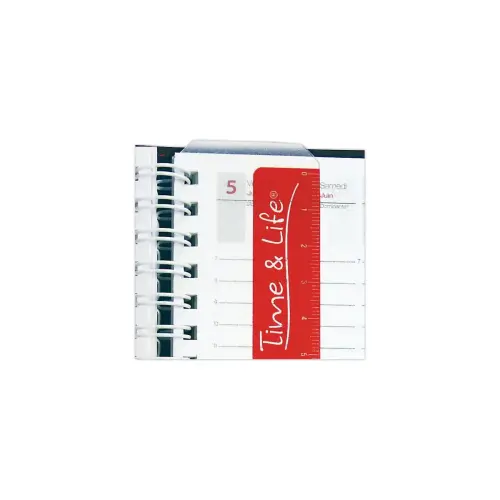 Agenda semainier  - 16x24 cm - D&eacute;cembre &agrave; d&eacute;cembre - Noir - QUO VADIS 