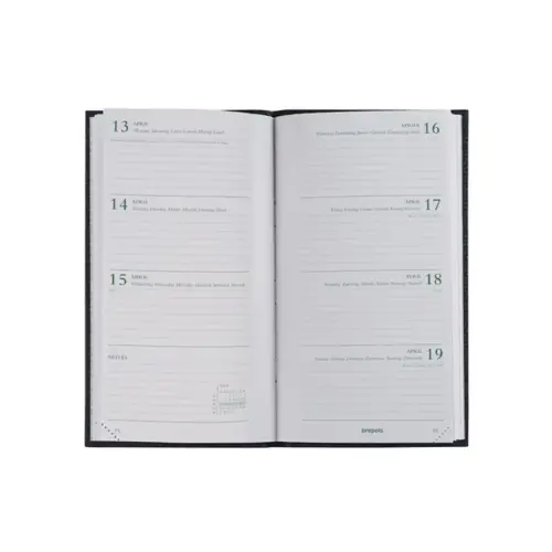 Agenda semainier Ecorama - 9x16 cm - Assortis - Janvier à décembre - BREPOLS