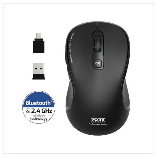 Souris ESSENTIEL sans fil Bluetooth rechargeable USB-C
