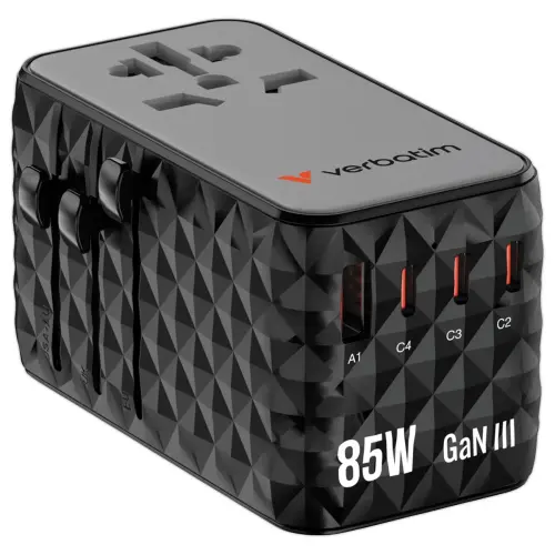Adaptateur universel de voyage 85W GaN 