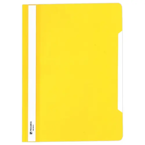 Chemise de pr&eacute;sentation jaune &agrave; lamelles A4 pour 150 feuilles - Jaune 