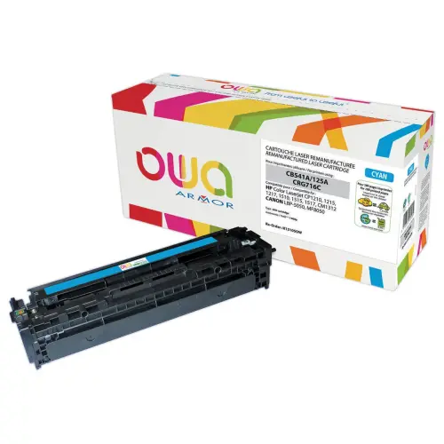 Toner éq. CANON 716C, HP CB541A - Cyan - OWA