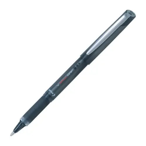 Stylo roller pointe métal V Ball Grip - écriture large - noir - PILOT