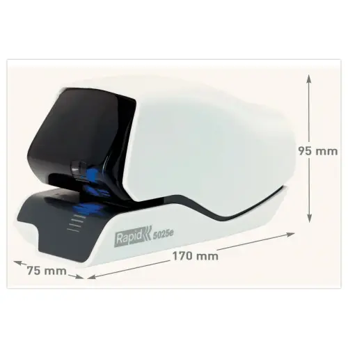 Agrafeuse &eacute;lectrique Rapid 5025e Laser - 25 feuilles - RAPID 