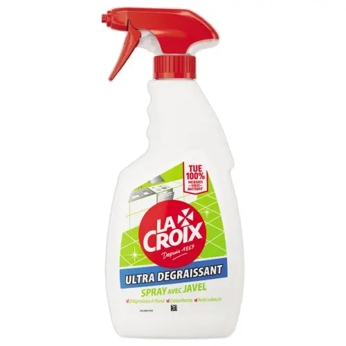 Vaporisateur javel ultra-d&eacute;graissant - 500 ml - Lacroix 