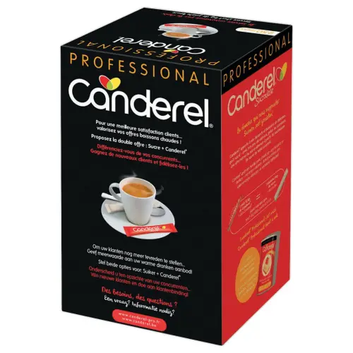 250 Bûchettes d'édulcorant - 125g - CANDEREL