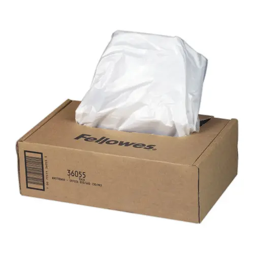 50 Sacs plastique pour destructeurs – 165L – FELLOWES
