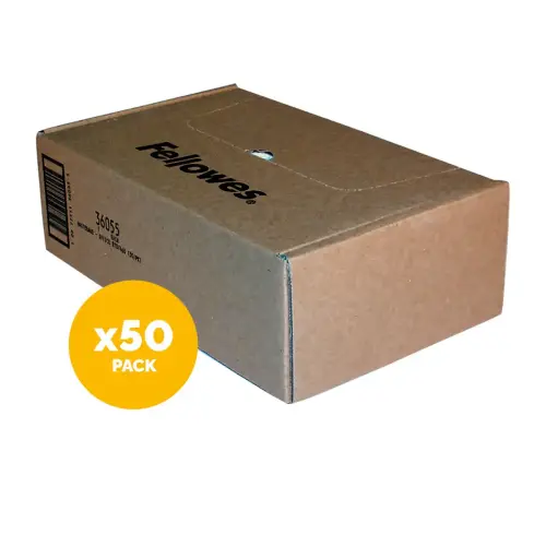 50 Sacs plastique pour destructeurs &ndash; 165L &ndash; FELLOWES 