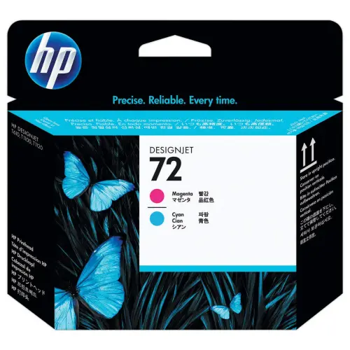 HP 72 t&ecirc;te d'impression cyan et magenta C9383A 