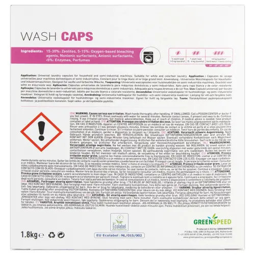 Capsules lave-linge - GREENSPEED 