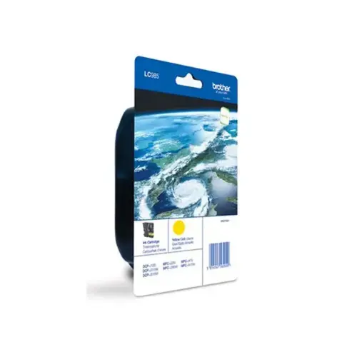 Cartouche jet d'encre BROTHER jaune LC985Y 