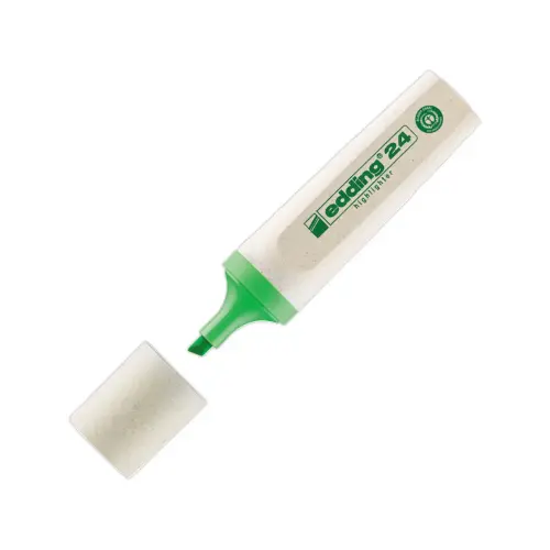 Surligneur ECOLINE E24 - Pointe large - Vert - EDDING