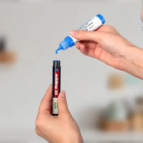 Recharge pour marqueur peinture E50 - Bleu - EDDING