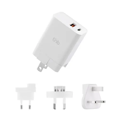 Chargeur secteur USB international 20W