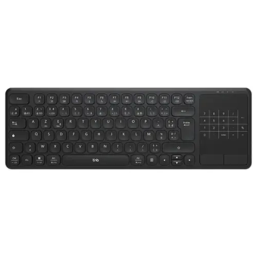 Clavier sans fil rechargeable SLIM TOUCH avec pavé tactile intégré