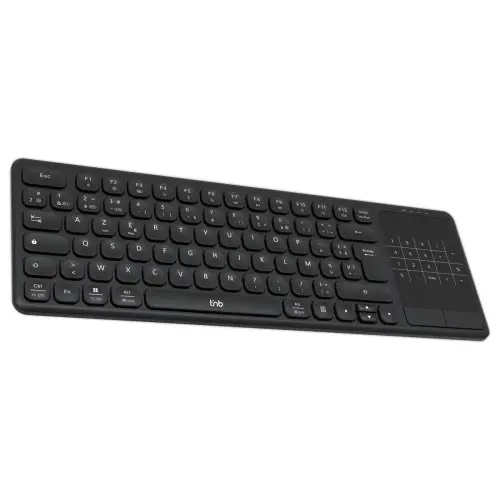 Clavier sans fil rechargeable SLIM TOUCH avec pavé tactile intégré