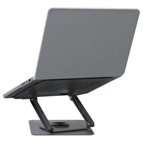 Support notebook rotatif 360° en métal iClick - Gris