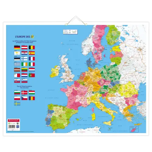 5 Calendriers de banque Europe - 55 x 43 cm - BOUCHUT-GRANDREMY