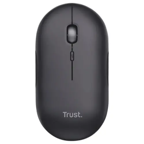 Souris sans fil PUCK ultra-plate rechargeable noire 