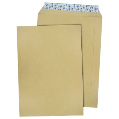 250 Pochettes kraft brun - 90 g - 229 x 324 mm - Sans fenêtre - GPV