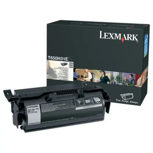 Toner LEXMARK T650H31E noire