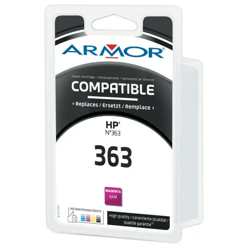 Cartouche d'encre OWA compatible HP 363 magenta 
