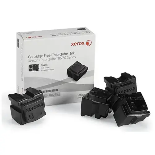 4 Blocs de cire pour imprimante Phaser 8570 - Noir - XEROX 