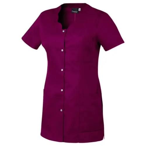 TUNIQUE FEMME MANCHES COURTES P/C ADELAIDE – MAGENTA FONCÉ – TAILLE 6