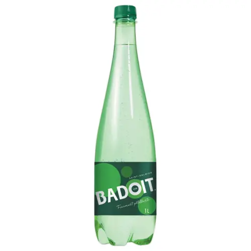 6 Bouteilles d'eau min&eacute;rale gazeuse - 1L - BADOIT 