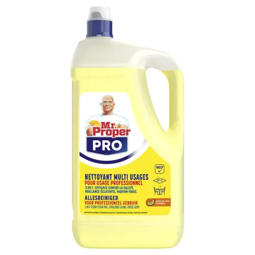 Nettoyant multi-usages - Fraîcheur Citron - 5L - Mr Propre