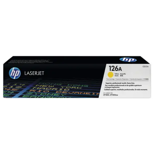 HP 126A CE312A toner jaune