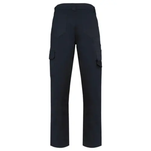 Pantalon stretch coton - Taille 36 - Marine 