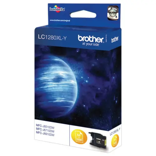 Cartouche BROTHER LC1280 jaune haute capacité