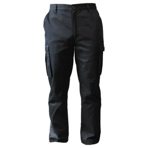 PANTALON MULTIPOCHE NOIR HOMME TAILLE 68