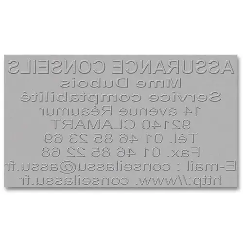 Plaque caoutchouc seule - 9 lignes