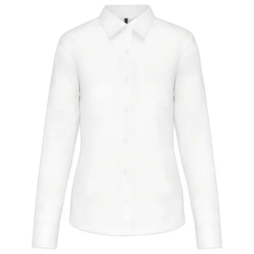 Chemise popeline polycoton - Taille S - Blanc
