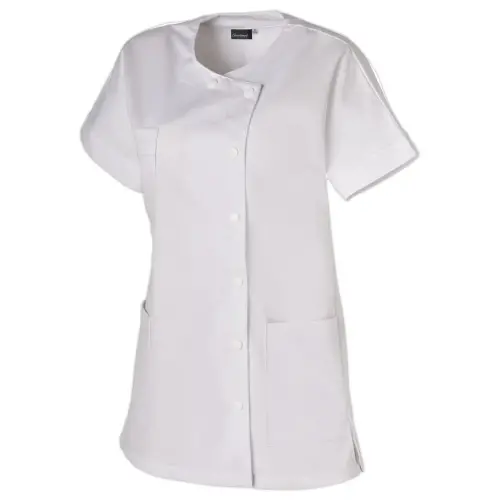 TUNIQUE MANCHES COURTES POLY/COTON – DAFNI HASSON – BLANC – TAILLE 5