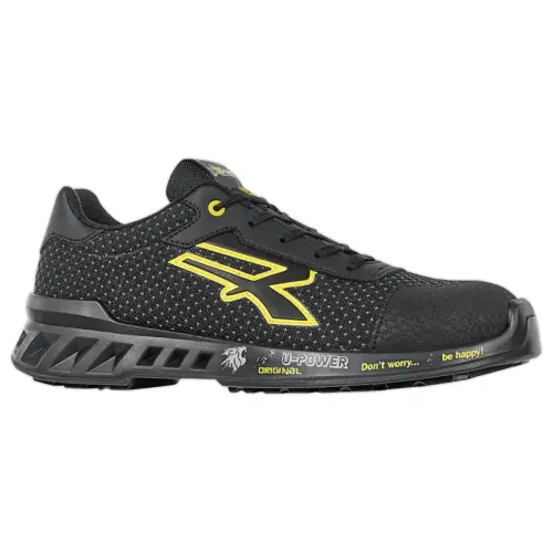 Paire CHAUSSURES DE SÉCURITÉ MATT ESD S3 CI SRC - NOIR/JAUNE TAILLE 38