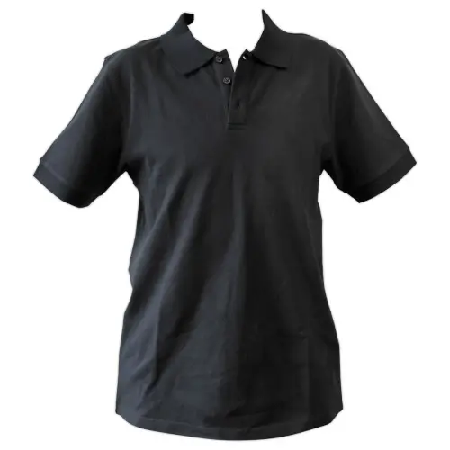 POLO NOIR MANCHES COURTES HOMME TAILLE 2XL