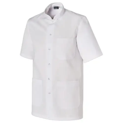TUNIQUE BLANCHE HOMME MANCHES COURTES – ISPAHAN HASSON – BLANC – T.2