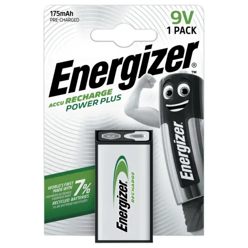 Pile rechargeable Power Plus HR22 - 9 Volts - ENERGIZER