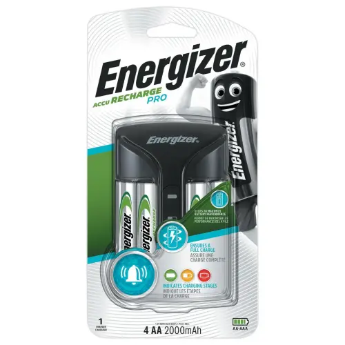 Chargeur intelligent 4 accus - Piles AA et AAA - ENERGIZER 