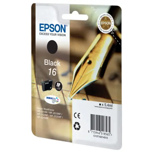Cartouche T162 Stylo &agrave; plume - Noir - Epson 