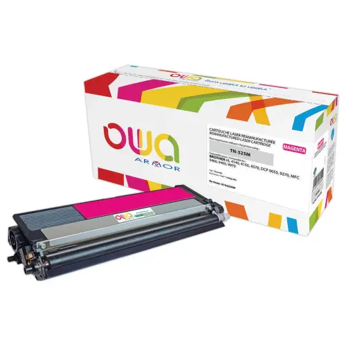 Toner éq. BROTHER TN-325M - Haute capacité - Magenta - OWA