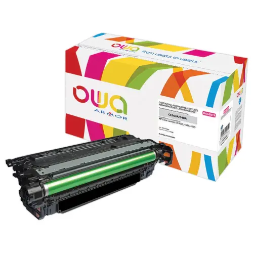 Toner &eacute;q. HP CE263A - Magenta - OWA 