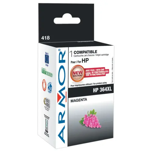 Cartouche éq. HP 364XL - Haute capacité - Magenta - OWA